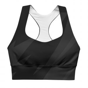 Reggiseno sportivo a corpetto in tessuto riciclato