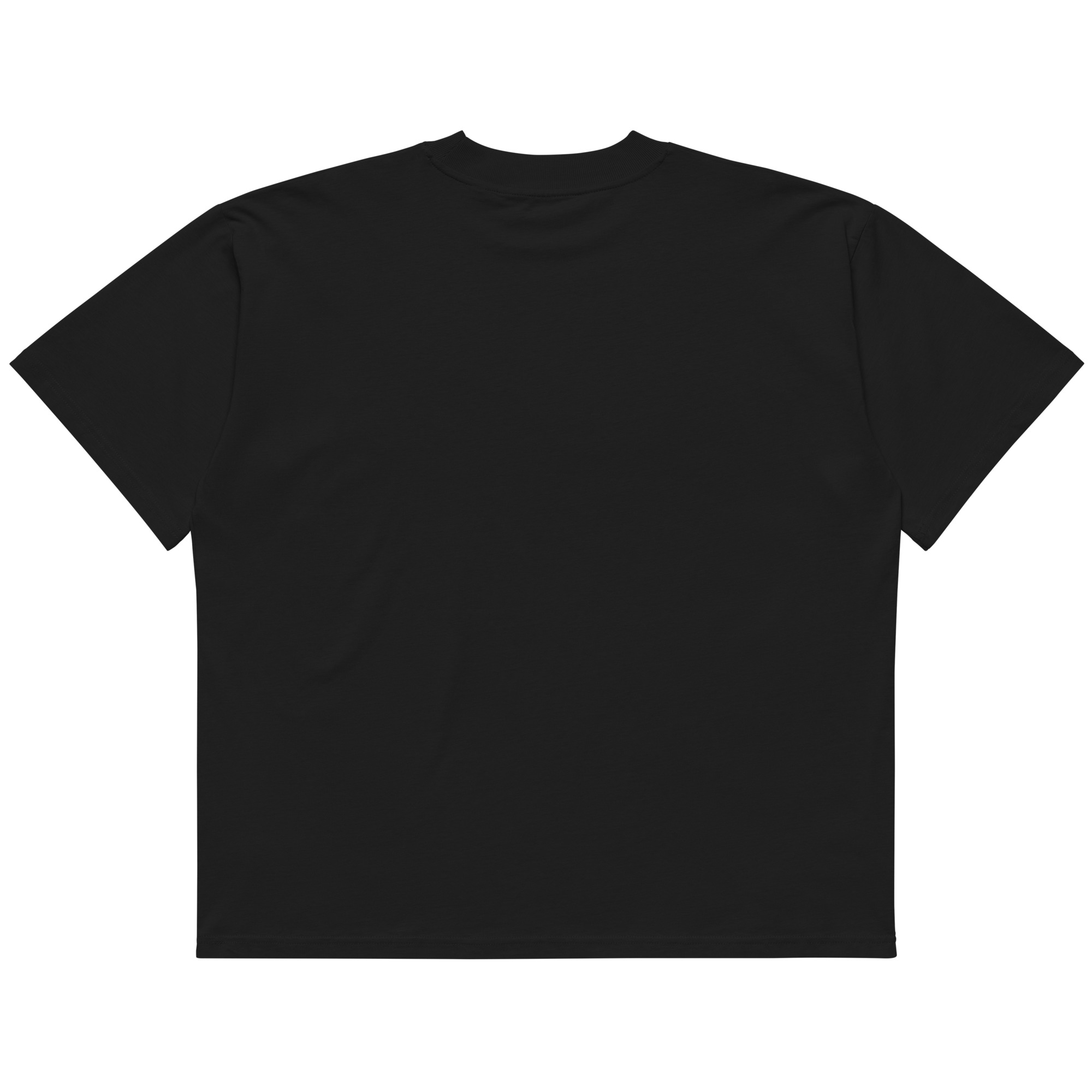 T-shirt organica oversize con collo alto unisex - immagine 5