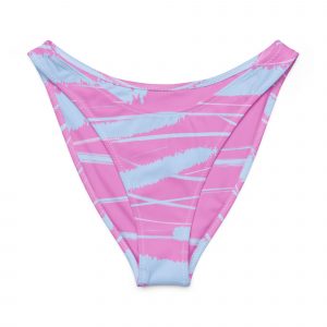 Slip del bikini a V in tessuto riciclato